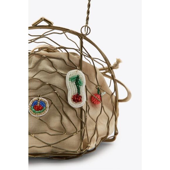 ZARA METAL MULTI-CHARM BAG - Picture 6 of 7